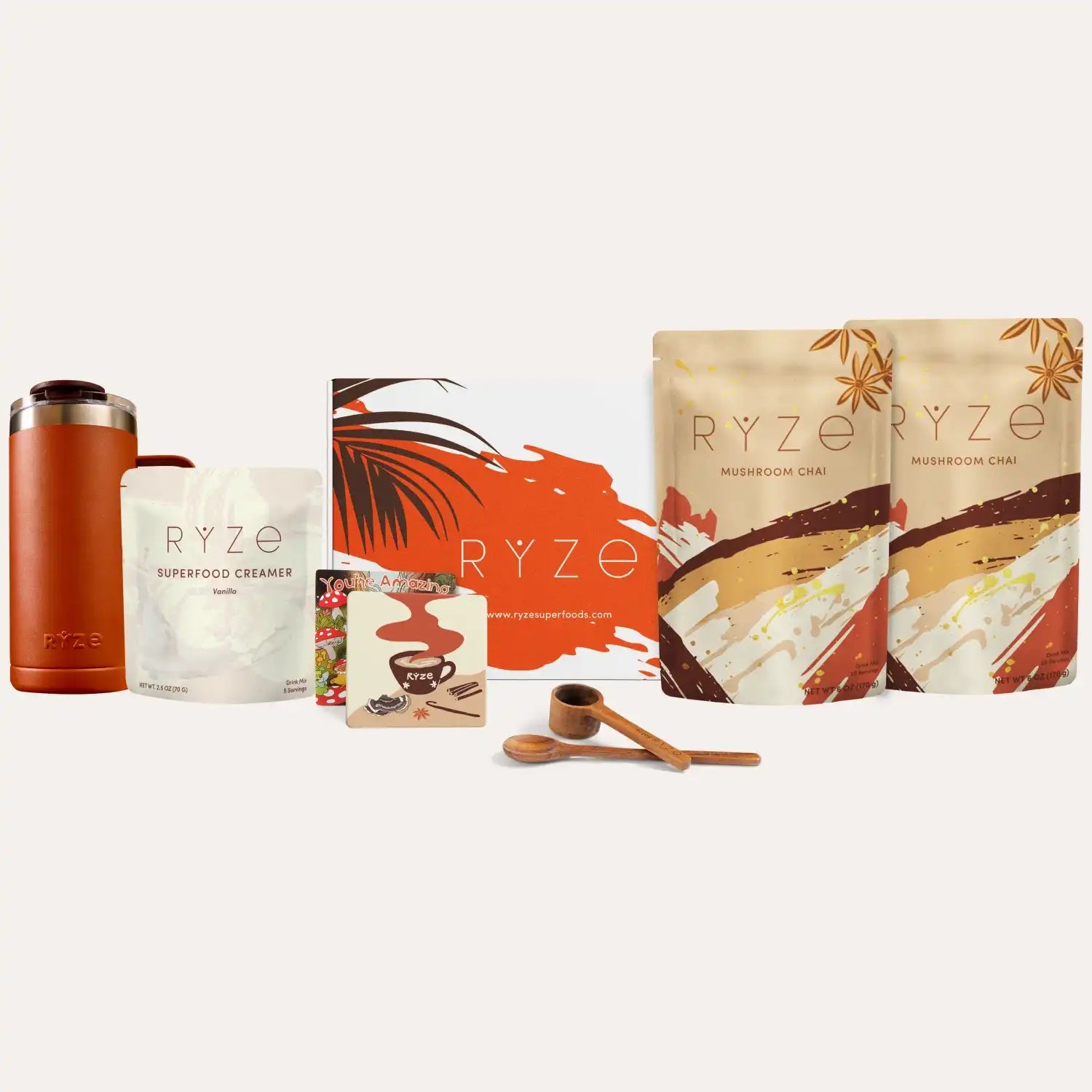 Mushroom Chai Starter Kit (40 Servings) - Daily Coffee Upgrade