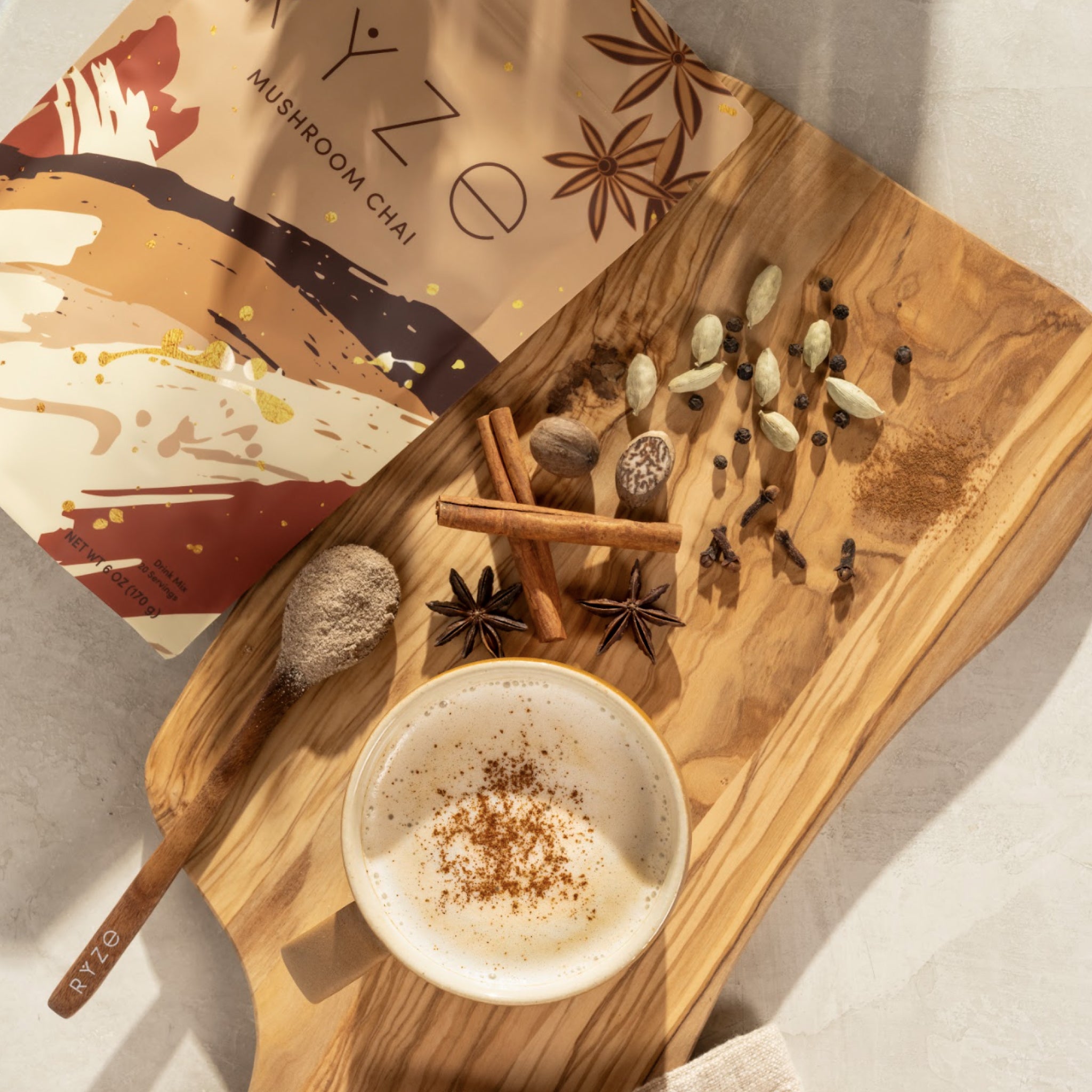 Mushroom Chai (20 Servings) - Smooth Morning Coffee