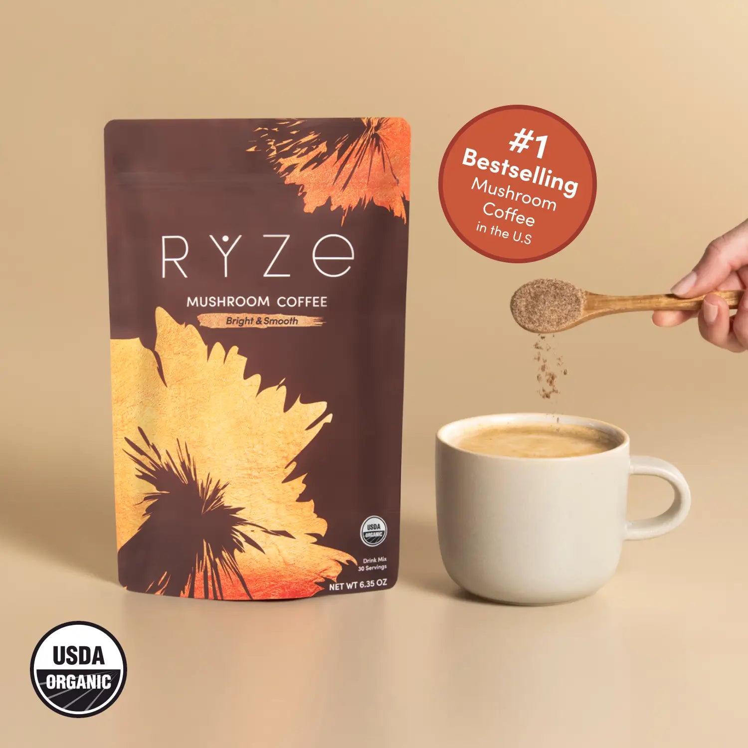 Mushroom Coffee (30 Servings) - Everyday Mushroom Coffee